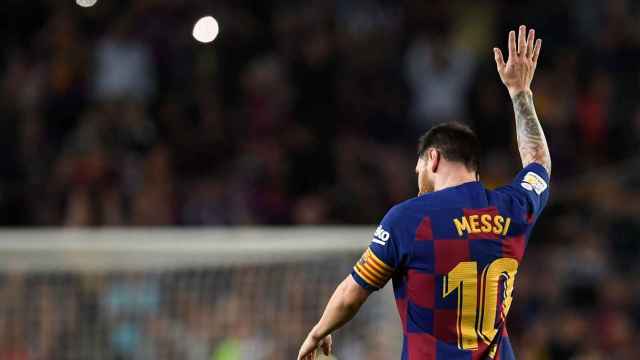 Leo Messi, en un partido con el Barça | EFE