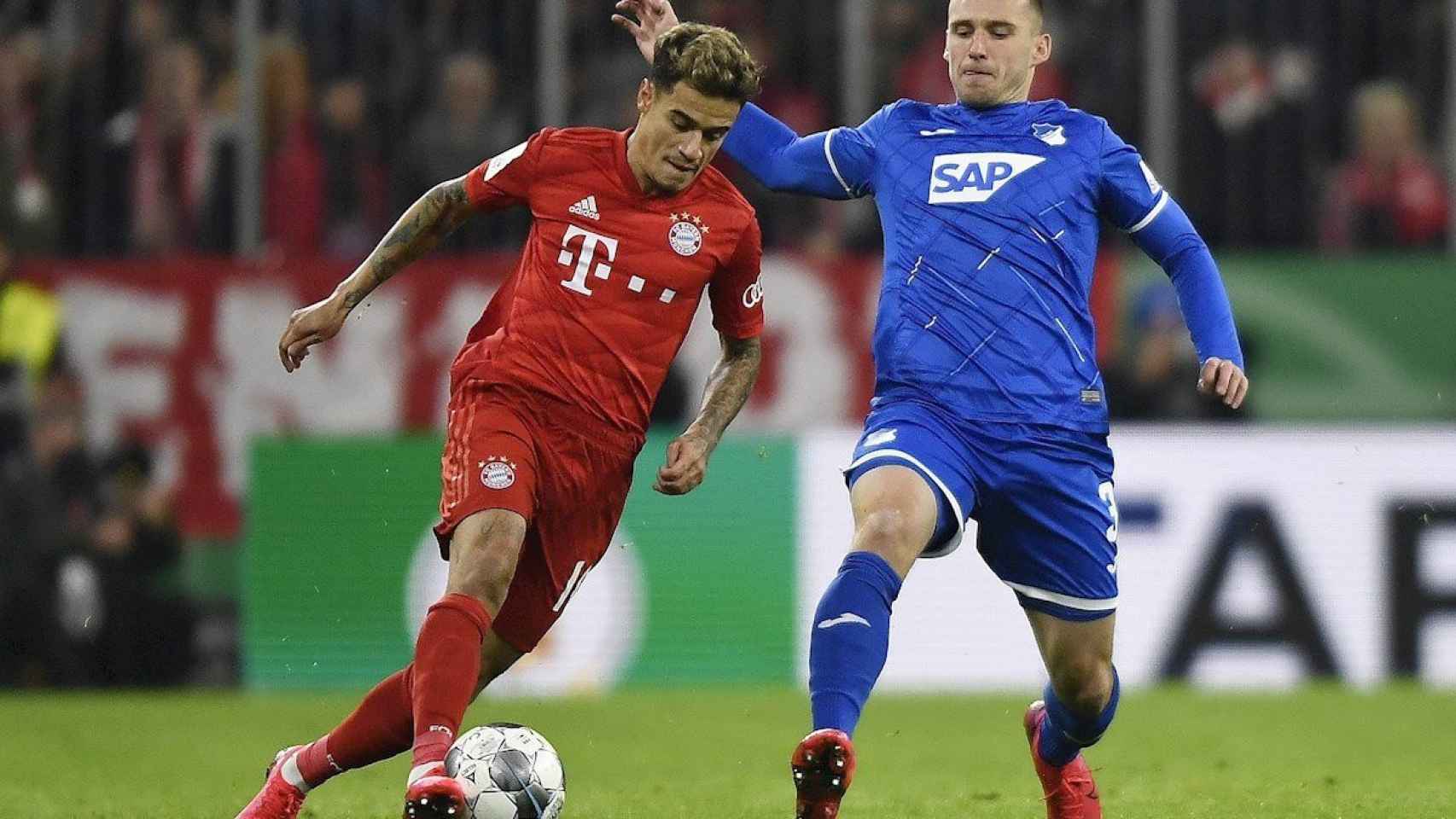 Philippe Coutinho en un partido del Bayern / EFE