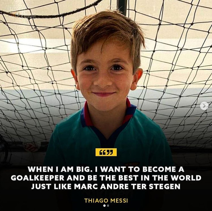 Publicación de 'The Football Arena' sobre las palabras de Thiago y Ter Stegen / Instagram