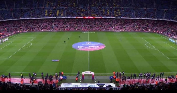 Partido del Barça - Valencia en el Camp Nou en Copa del Rey la temporada 2017-2018 / EFE