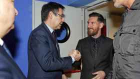 Bartomeu y Leo Messi en una imagen de archivo / EFE