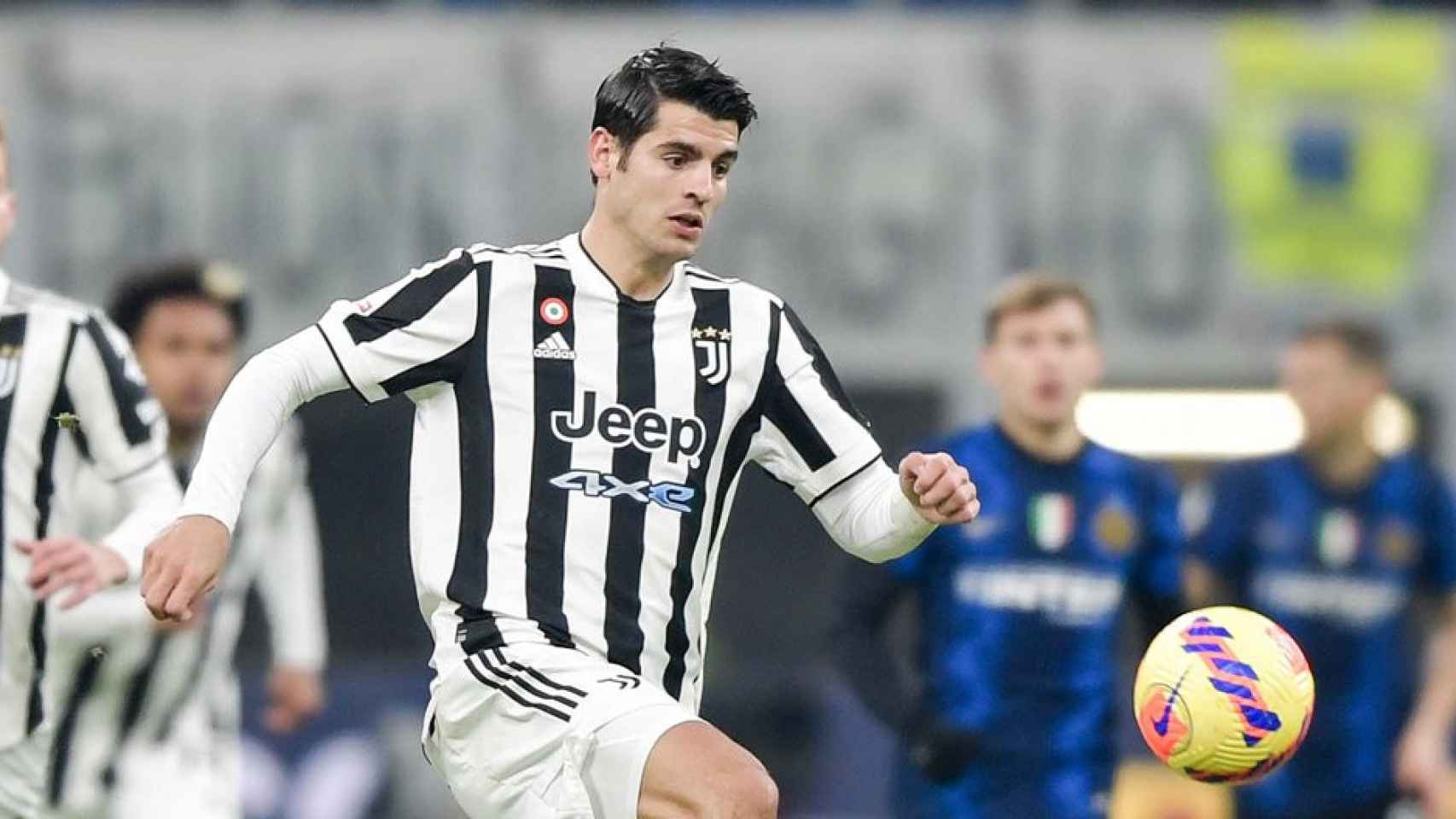 Morata, durante un partido con la Juventus, en la presente temporada / Juventus