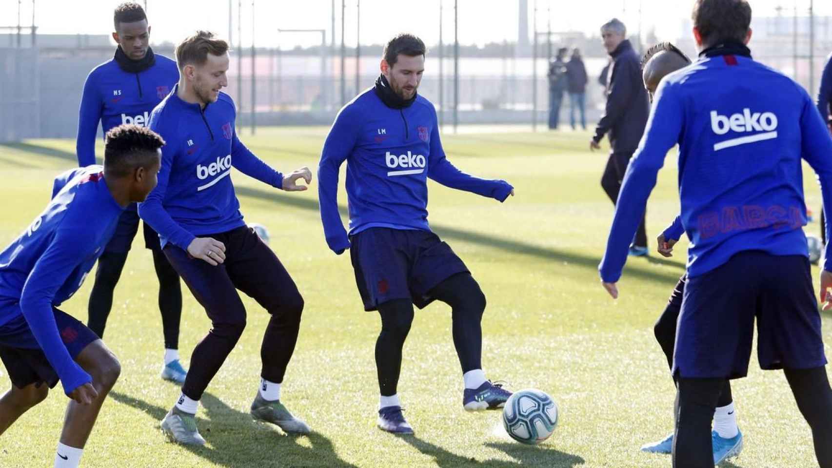 Los jugadores del Barça en un entrenamiento / FCB