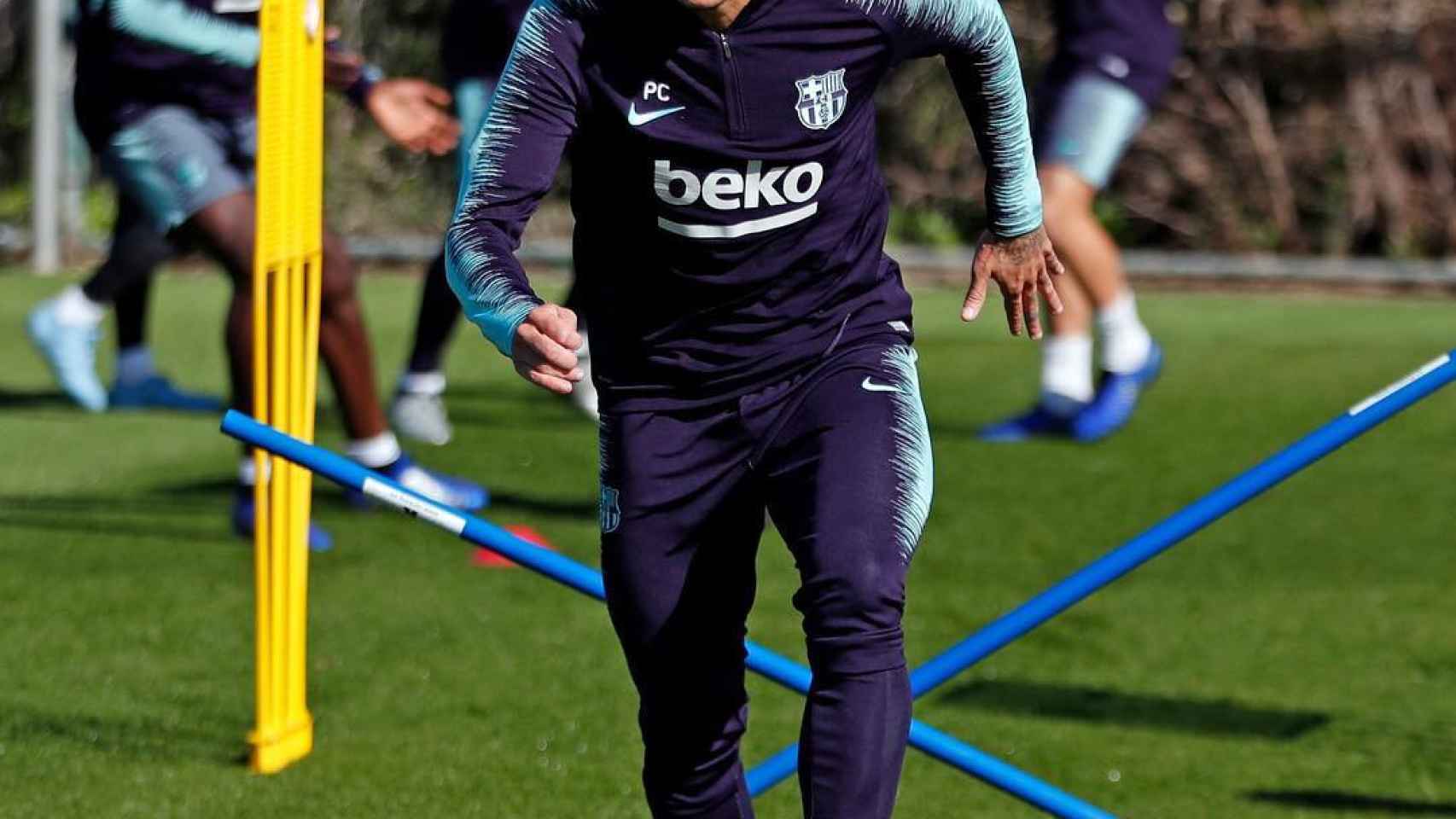 Philippe Coutinho, en un entrenamiento del Barça / INSTAGRAM