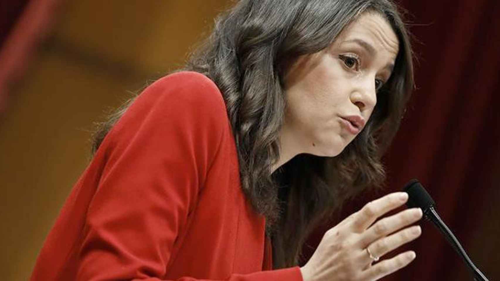 La líder de Ciutadans (Cs), Inés Arrimadas, quien ha hecho un primer reproche, como el PP, a Pedro Sánchez / EFE