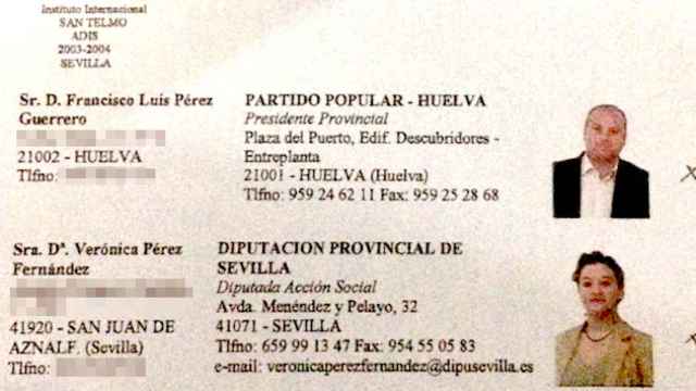 Ficha de la Fundación San Telmo de Sevilla, investigada por el juez del caso de los ERE, donde aparece Verónica Pérez / CG