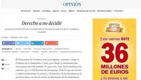 Editorial de 'El País'