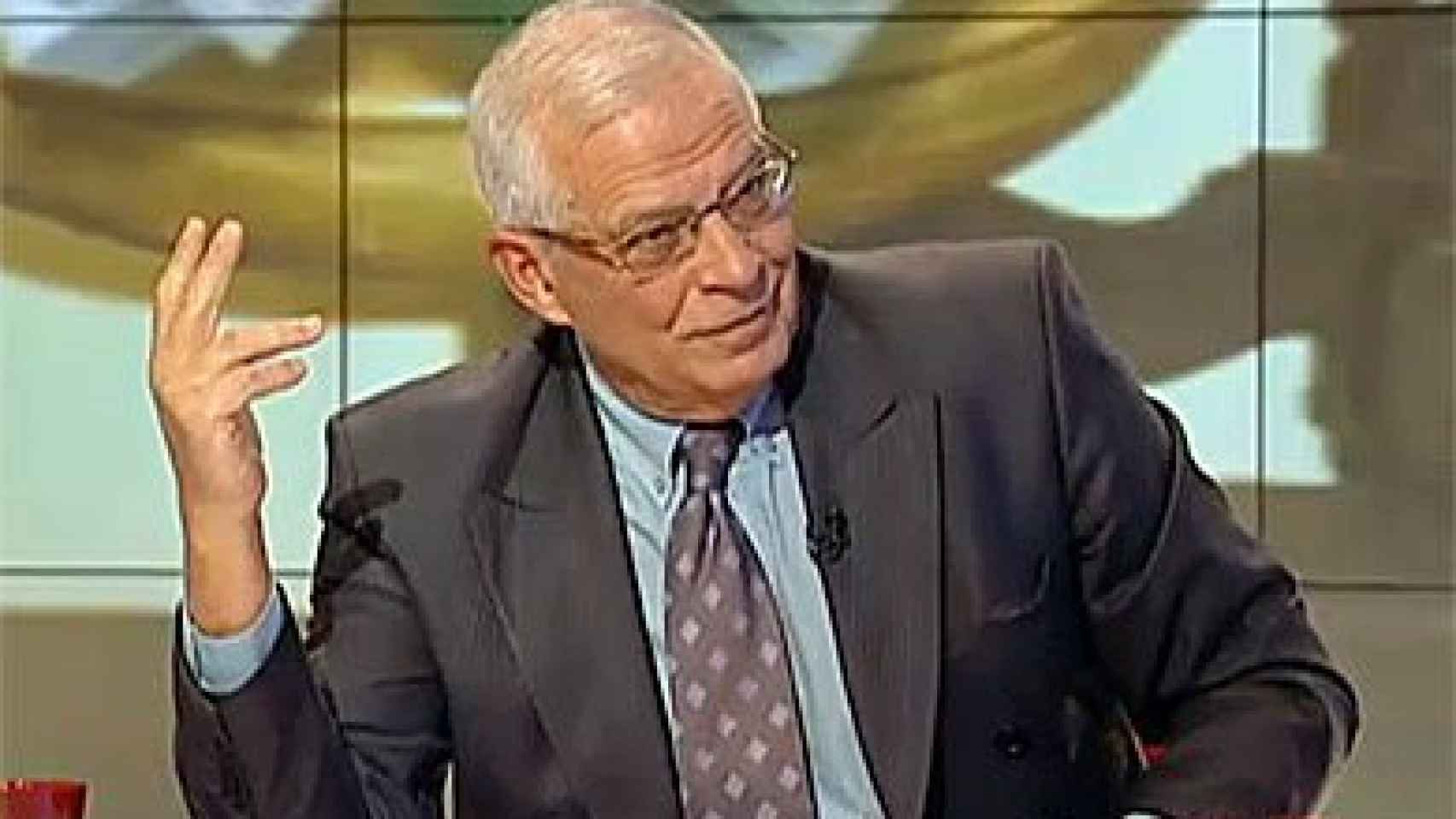 Borrell, durante una intervención en TV3