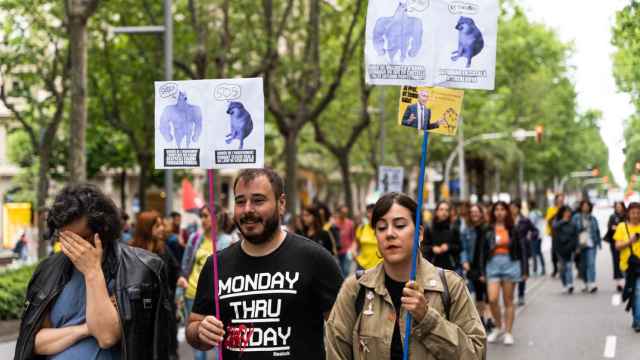 Manifestación profesores del curso 2021-2022, un curso escolar marcado por el conflicto laboral / LUIS MIGUEL AÑÓN (CG)