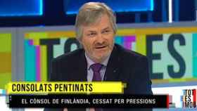 El excónsul honorario de Finlandia en Barcelona Albert Ginjaume / TV3
