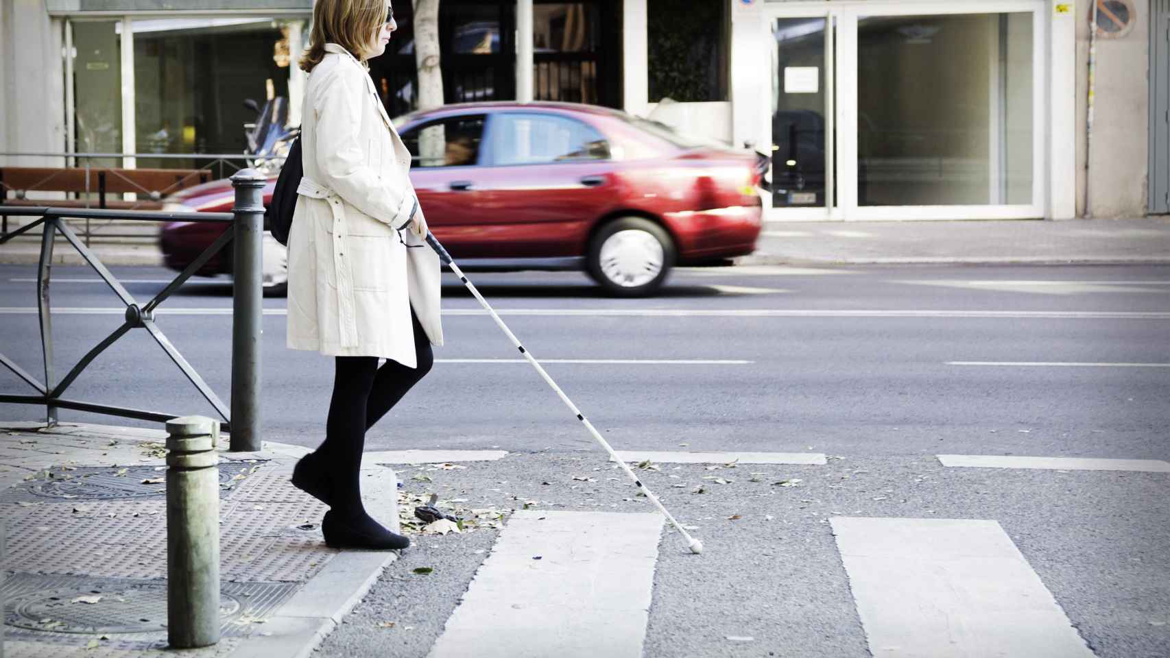 Persona Discapacitada Visual En Su Jornada De Trabajo / EUROPA PRESS