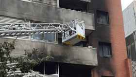 El edificio afectado este lunes por un incendio en Tarragona / BOMBERS DE CATALUNYA