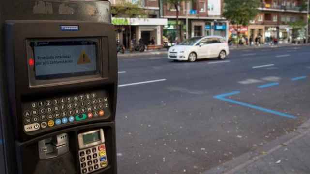 Uno de los parquímetros / EFE