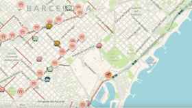 El tráfico en Barcelona, según al app Waze