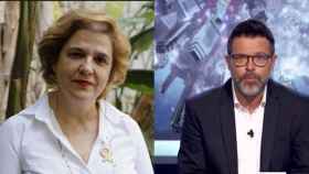 La periodista Pilar Rahola y el humorista Quequé / CG