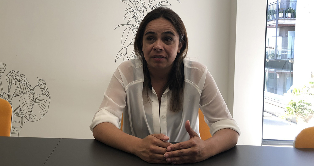 Nancy Alé, coordinadora del programa de Educo contra la trata y la explotación sexual en Bolivia