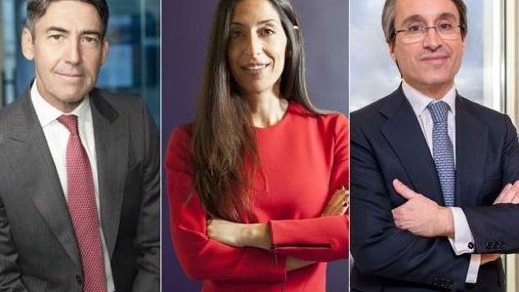 De izquierda a derecha Domingo Mirón, presidente de Accenture; María Martínez, directora general de MRM, y Héctor Flórez, presidente de Deloitte en España