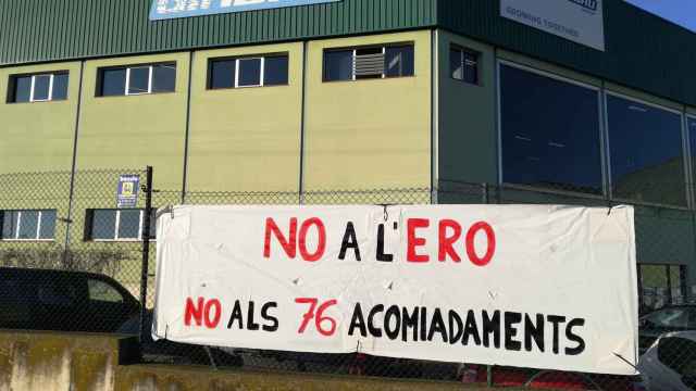 Protesta contra el ERE de Girbau / TWITTER