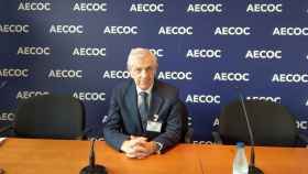 El presidente de Aecoc, Javier Campo, en rueda de prensa durante el congreso que se celebra en Bilbao / EP