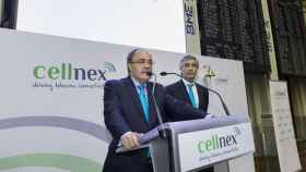 Tobías Martínez y Francisco Reynés en la salida a bolsa de Cellnex Telecom / CELLNEX