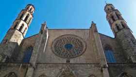 Fachada de la basílica de Santa María del Mar, cuya construcción recrea la novela 'La catedral del mar'.