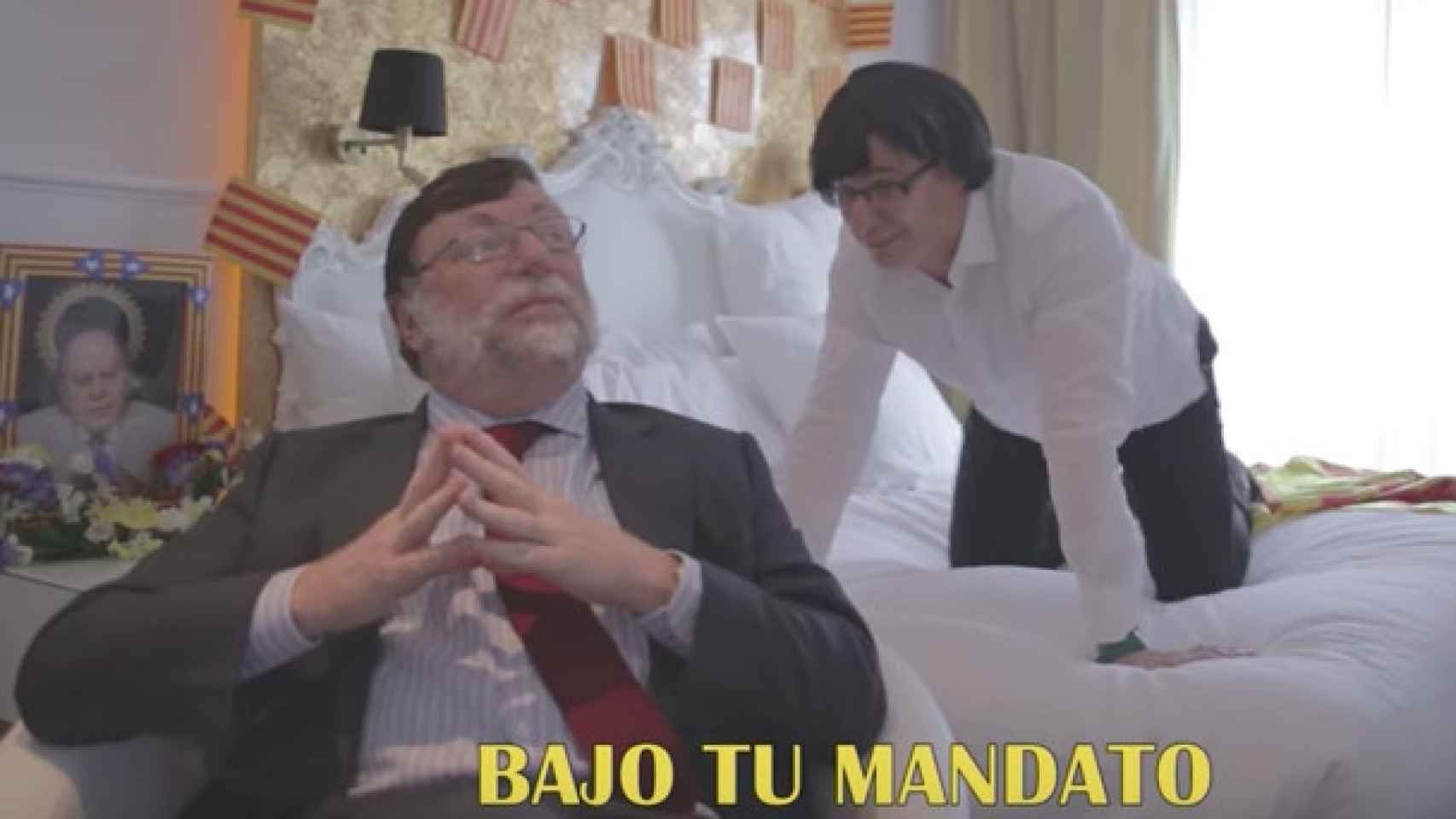 Los Morancos interpretan a Mariano Rajoy y a Carles Puigdemont / CG