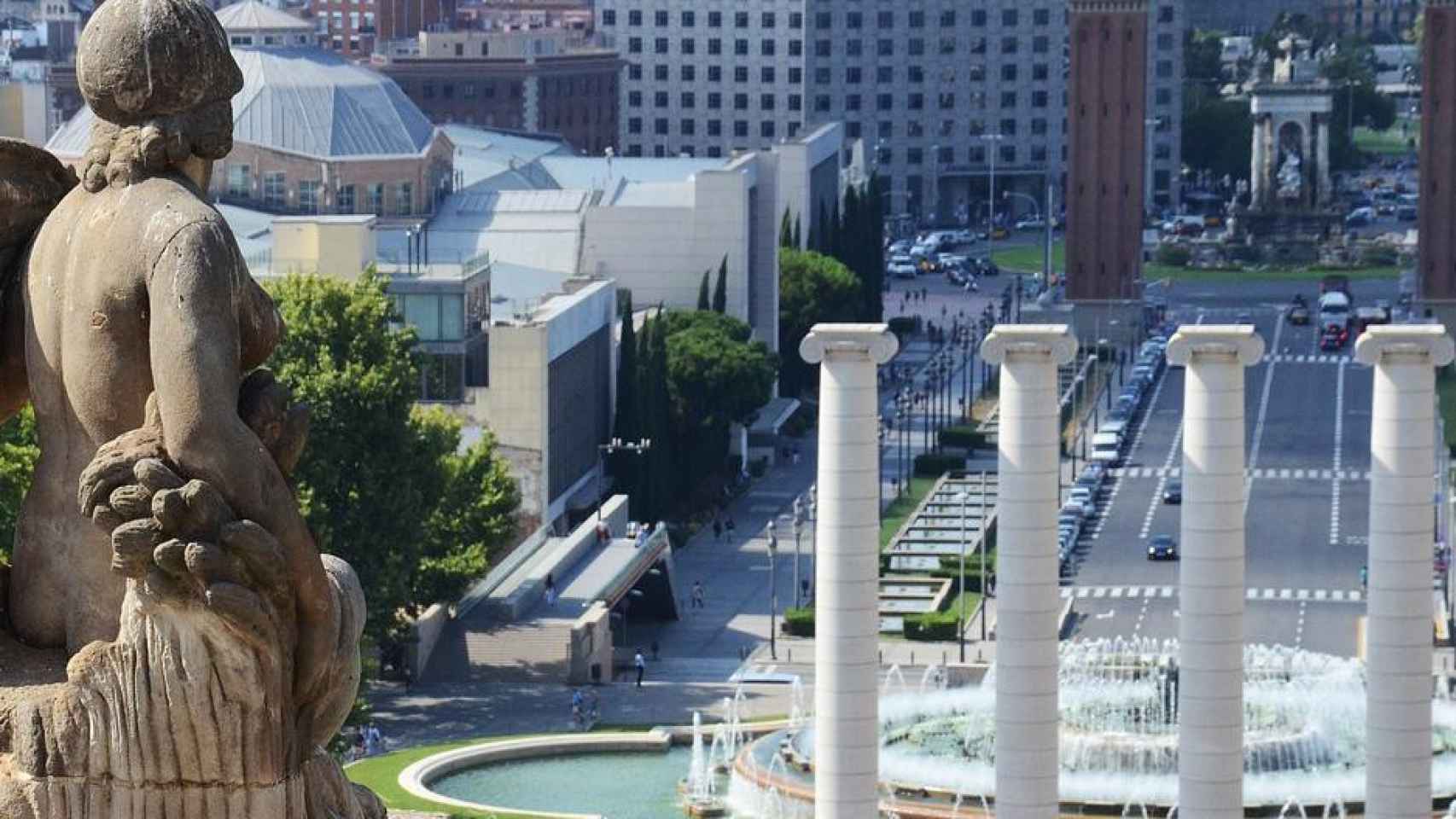 Imagen de la Plaza de España, una de las más famosas de Barcelona / PIXABAY