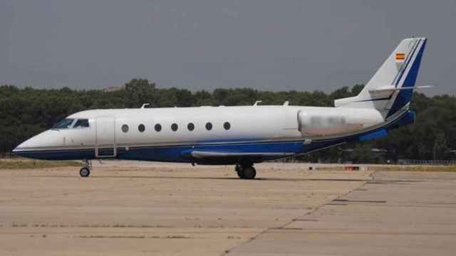 Un jet privado aparcado en la pista de un aeropuerto español / CG