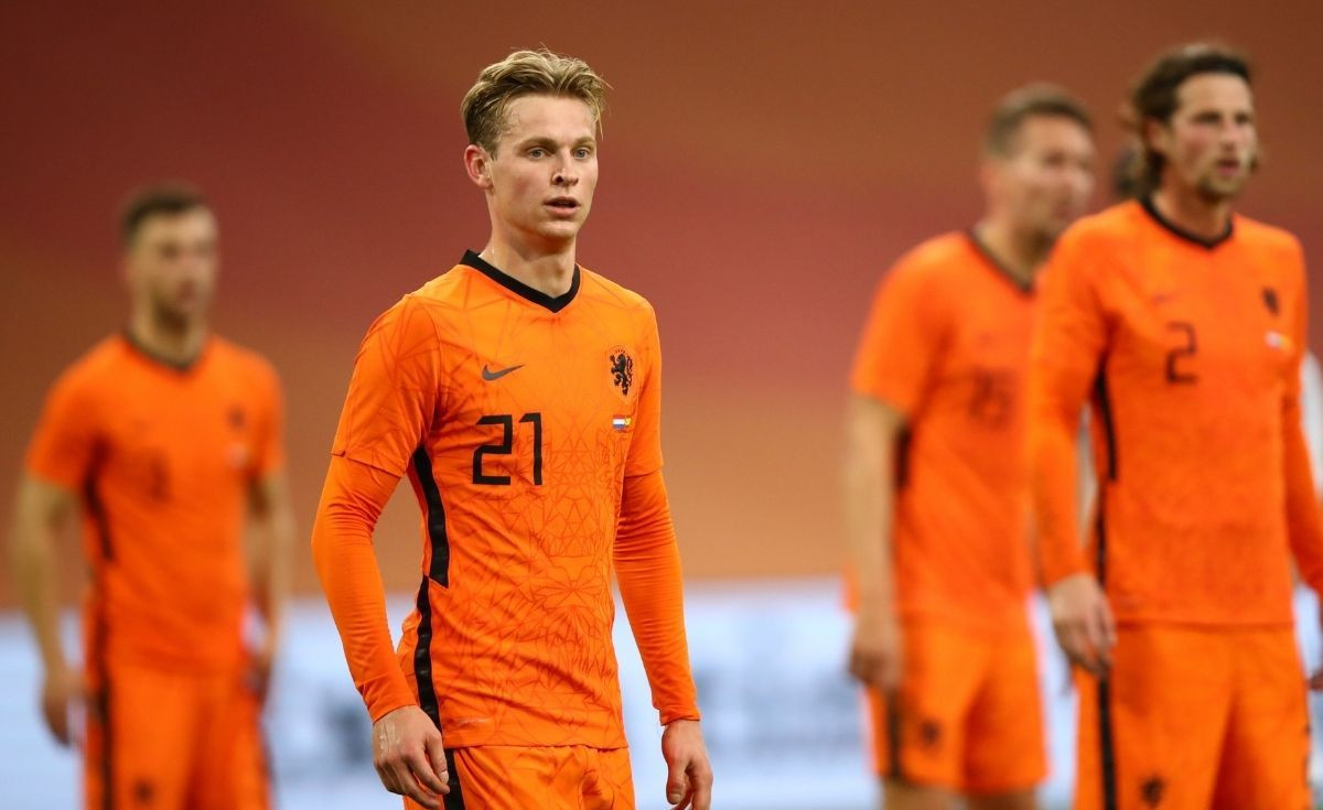 De Jong, en un partido del parón de selecciones con Holanda | EFE