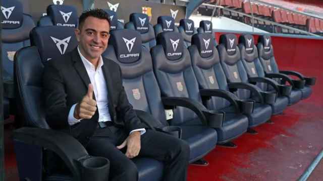 Xavi Hernández, en su presentación como entrenador del Barça / FCB