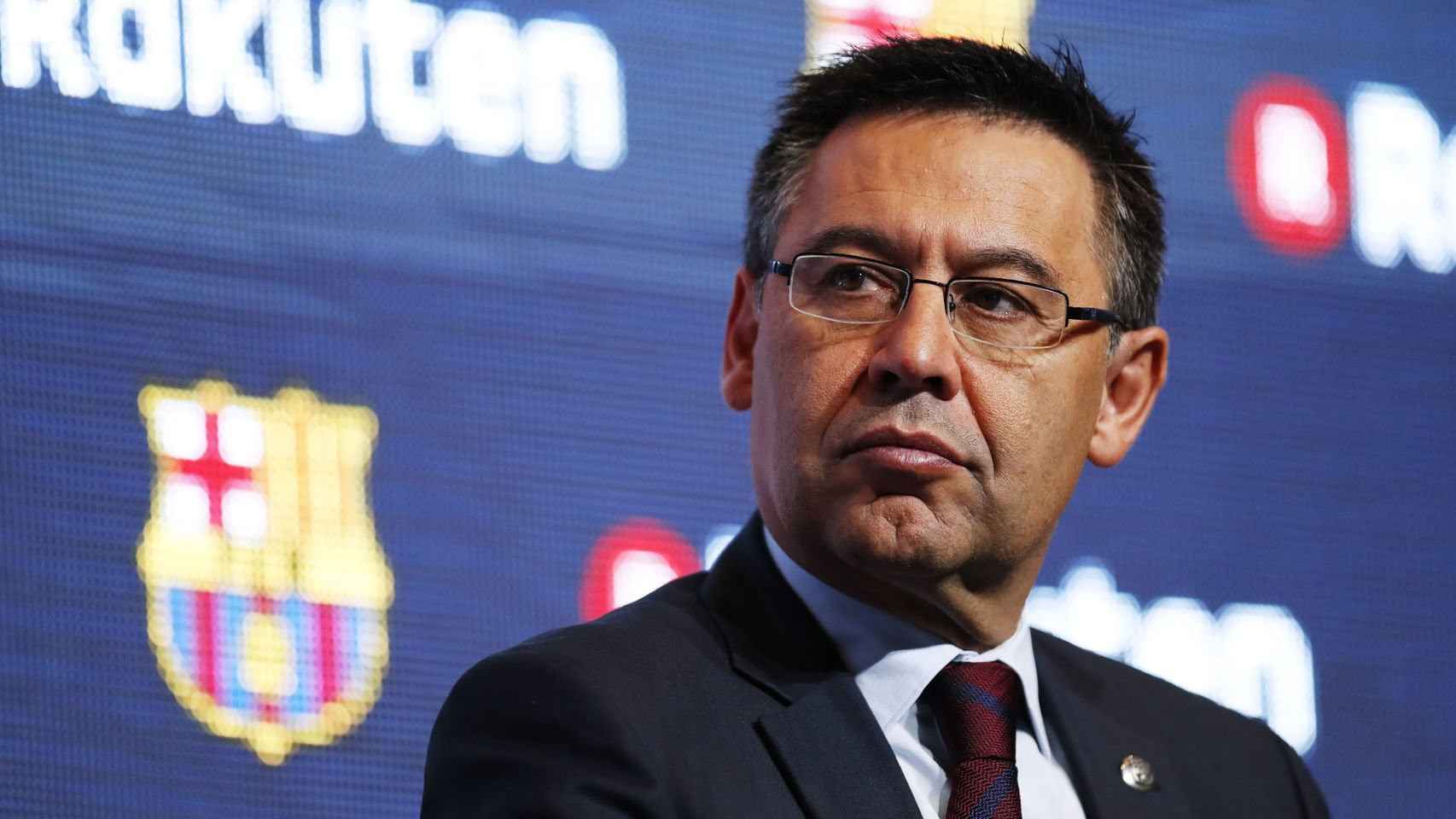 Bartomeu en rueda de prensa del Barça /EFE
