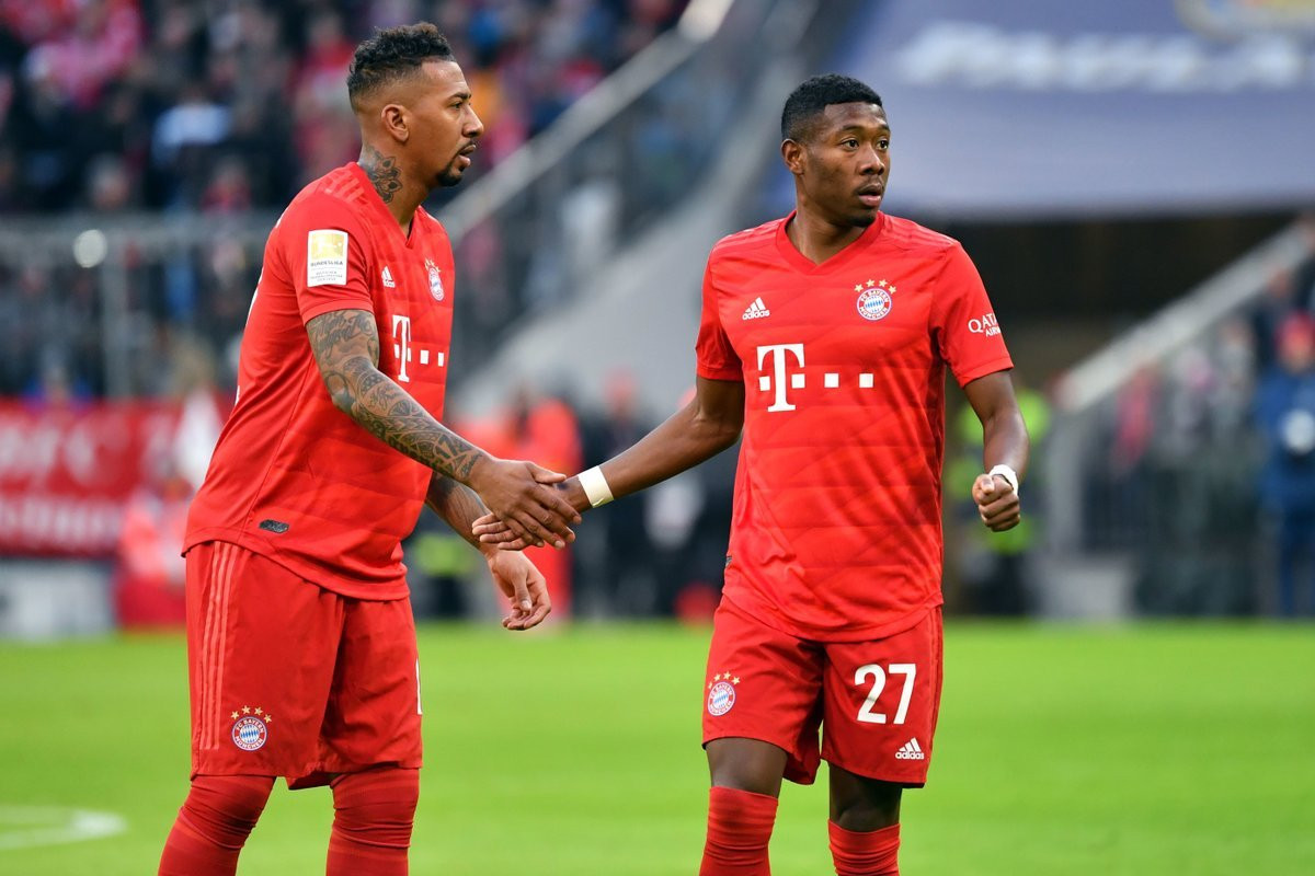 Alaba, junto a Jerome Boateng en un partido del Bayern | EFE