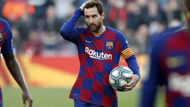 Leo Messi en un partido con el Barça /FCB