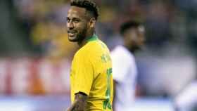 Neymar en un partido con la selección brasileña / EFE