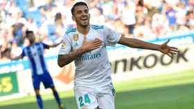 Ceballos celebrando un gol con el Real Madrid / EFE