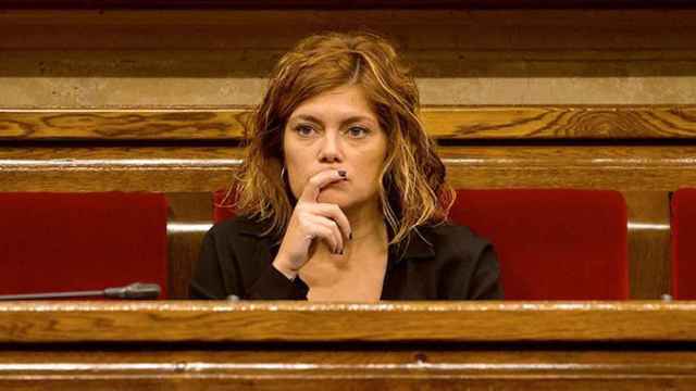 Elisenda Alamany, exportavoz de Catalunya En Comú Podem en el Parlamento catalán / EFE