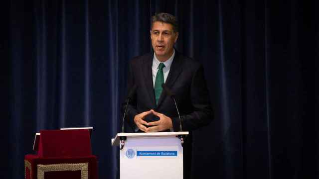 Xavier García Albiol (PP) en el pleno de investidura de Badalona / EUROPA PRESS
