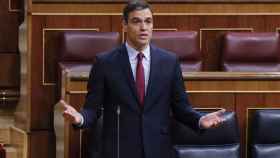 Pedro Sánchez, presidente del Gobierno en una sesión de control / EP