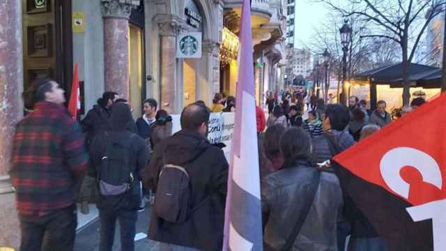 Escrache a la alcaldesa de Barcelona, Ada Colau / CG