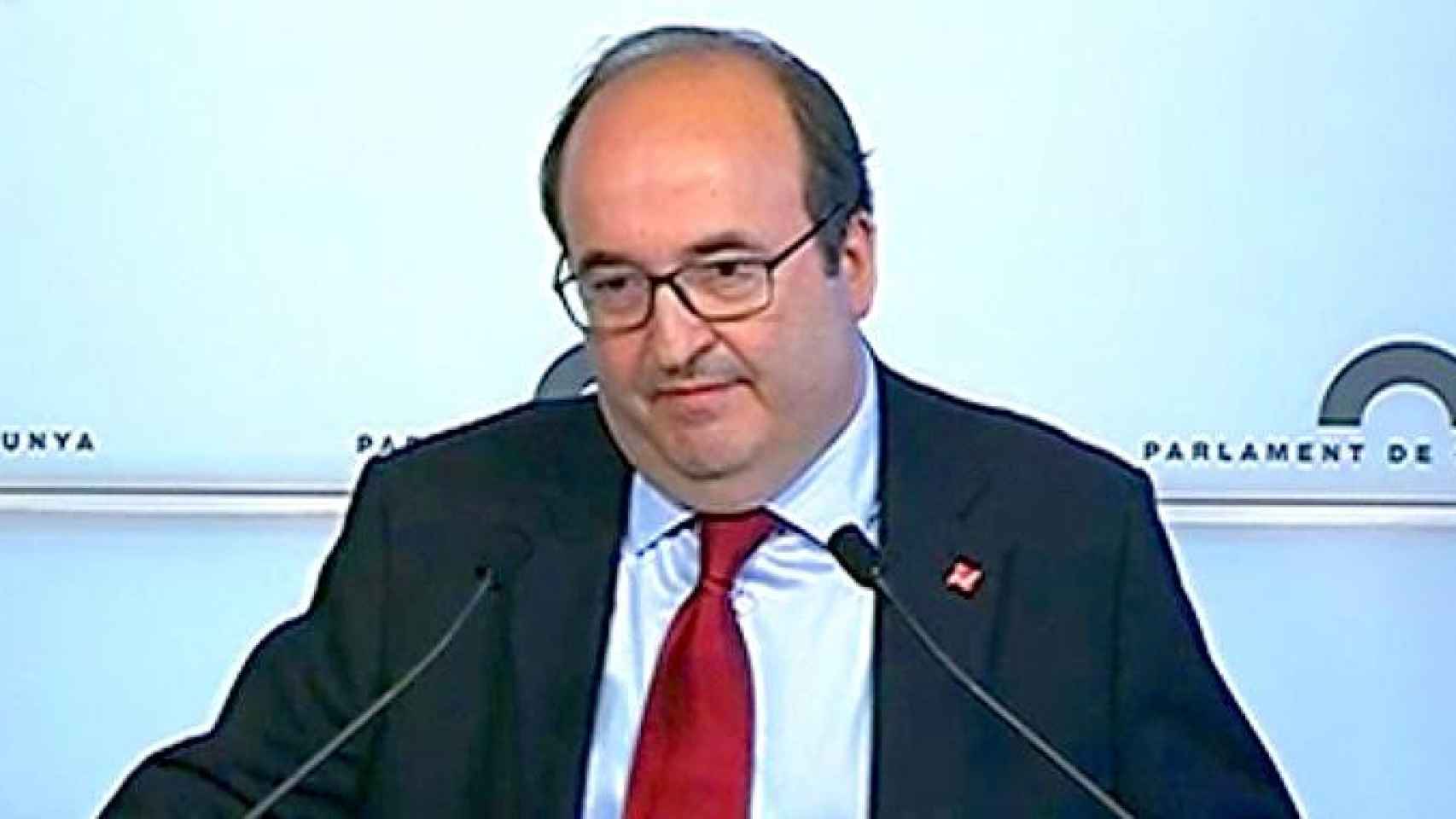 Miquel Iceta en el Parlament de Cataluña / CG