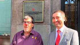 El concejal de ERC Jordi Pesarrodona y el conseller Jordi Puigneró en una imagen de archivo / TWITTER