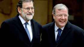 Mariano Rajoy junto al alcalde de León / EFE