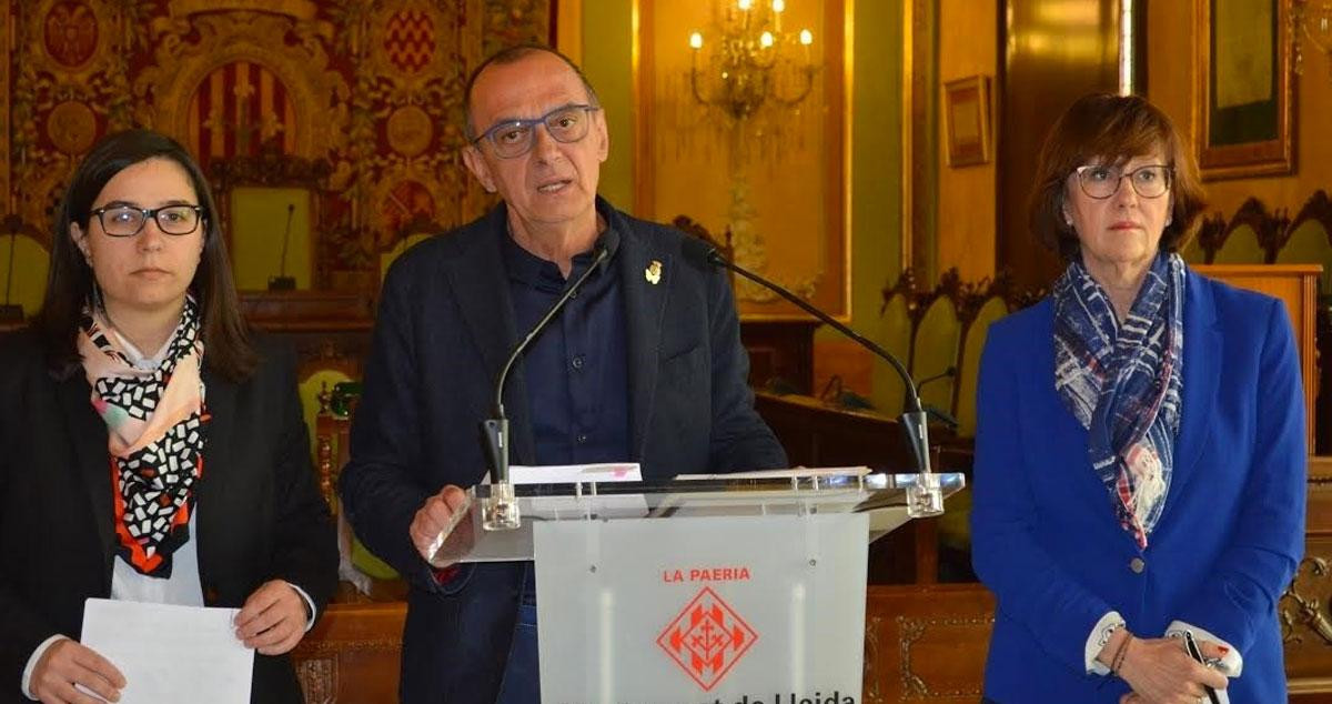 El alcalde de Lleida comenta las medidas contra el coronavirus / EUROPA PRESS