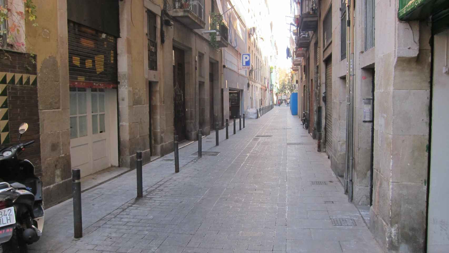 La calle Aurora del barrio de Ciutat Vella, en Barcelona / EP