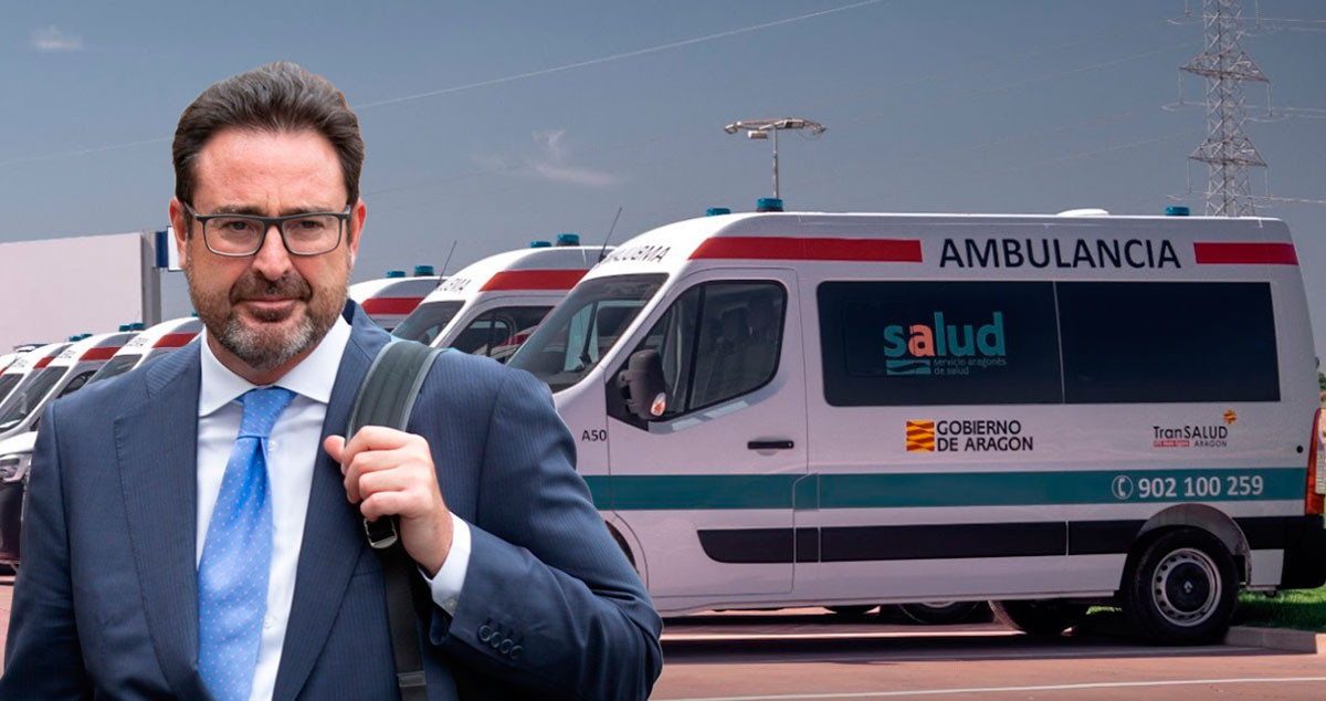 El excargo de CiU David Madí, y ambulancias TranSalud, la UTE de Egara en Aragón / CG