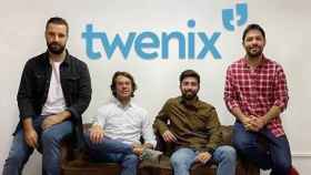 José Antonio Ruiz, Miguel Sanz, Daniel Delgado y Jorge Moreno, cofundadores de Twenix / TWENIX