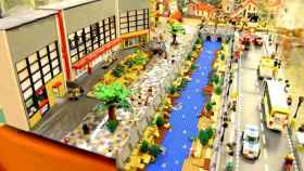 Imagen de un trabajo hecho con LEGO, la juguetera que ha sido denunciada junto a Playmobil por no etiquetar en catalán / EFE