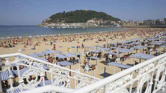 La playa de La Concha de San Sebastián este mes de agosto / CG