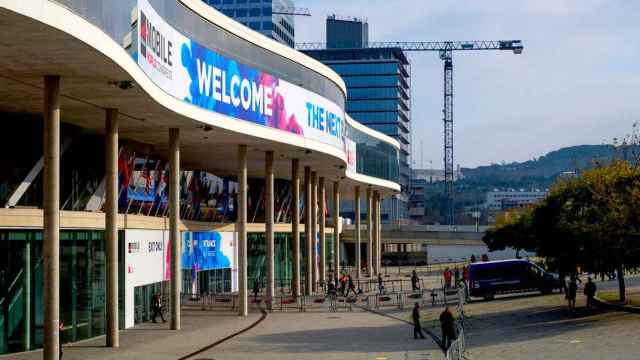 Entrada vacía al Mobile World Congress en una imagen de archivo / FLICKR