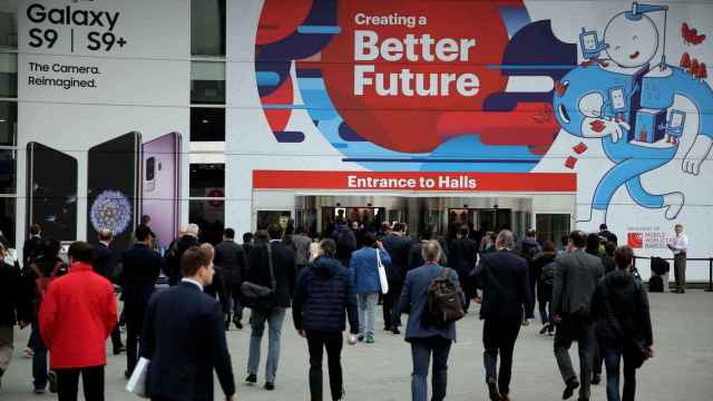 Entrada del Mobile World Congress de Barcelona / EFE